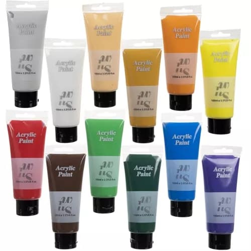 Akvaarivärit Setti - 12x100ml – Taiteilijan Väri