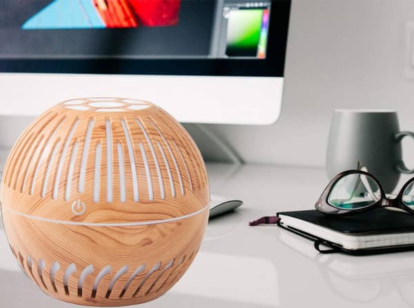 Luftfuktare aromaterapi diffusor led nattljus rgb