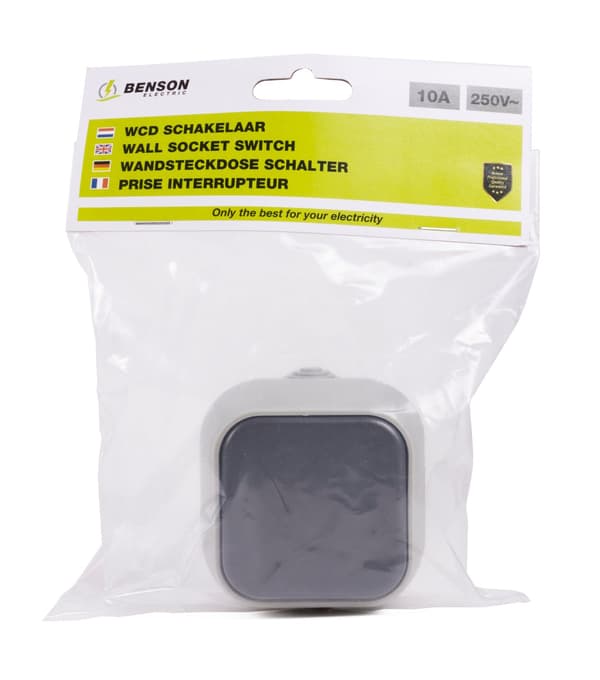Bryter 1-veis 10A vanntett IP54