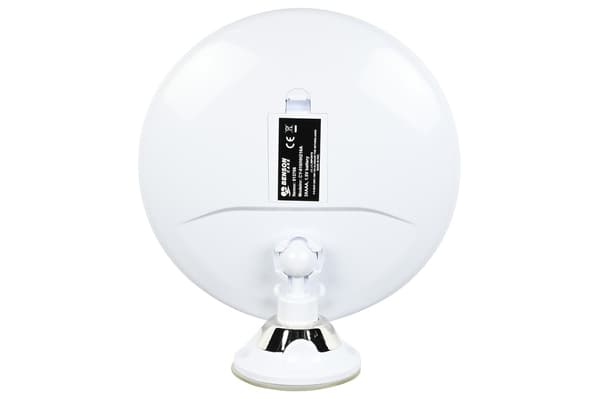 Sminkspegel 21 LED med sugpropp vit