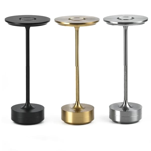 Langaton Pöytävalaisin - LED-lamppu - 2-Pack Silver