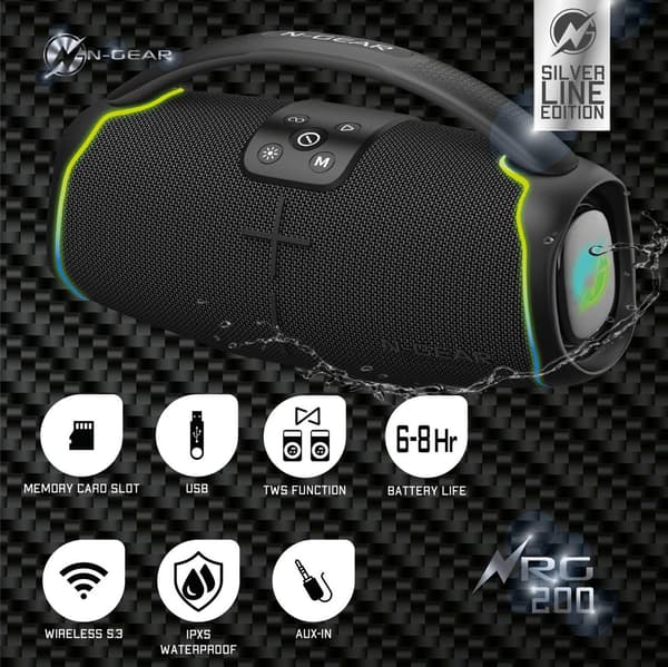 Bluetooth-kaiutin N-Gear NRG200