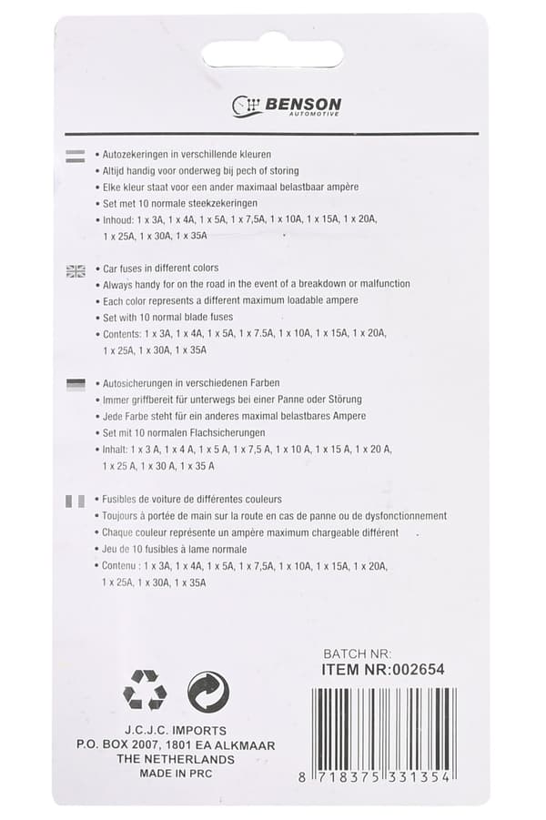 Bilsäkringar 10 st