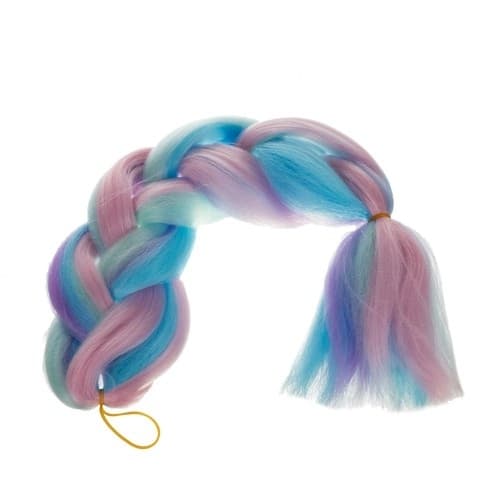 Jumbo Braid / Løshår Hårfletning - 60 cm - Multifärg (ljus)