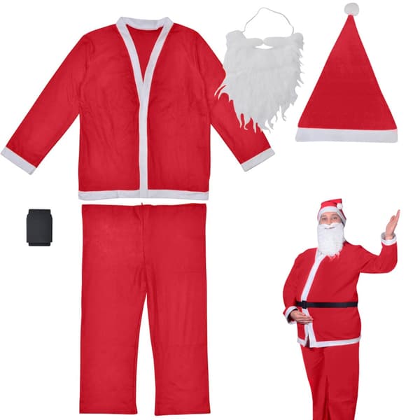 Julemandskostume skæghat