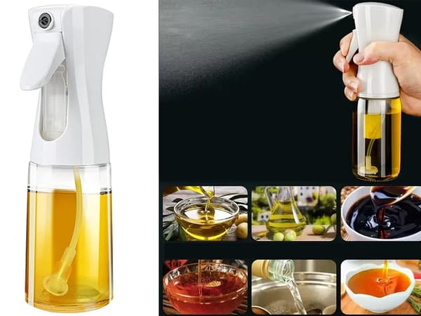 Öljyn, öljyn ja etikan suihkepullo OCT 200 ml lasisuihkepullo