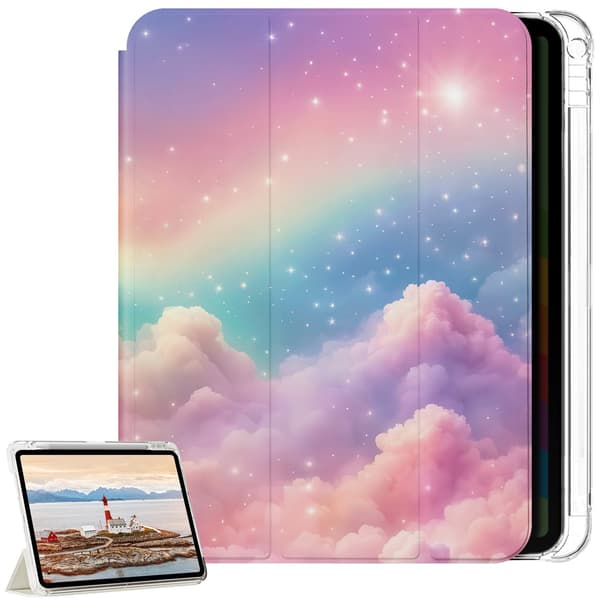 Deksel til iPad Pro 11" - M4/M5 - 2024/2025 - Rainbow Clouds