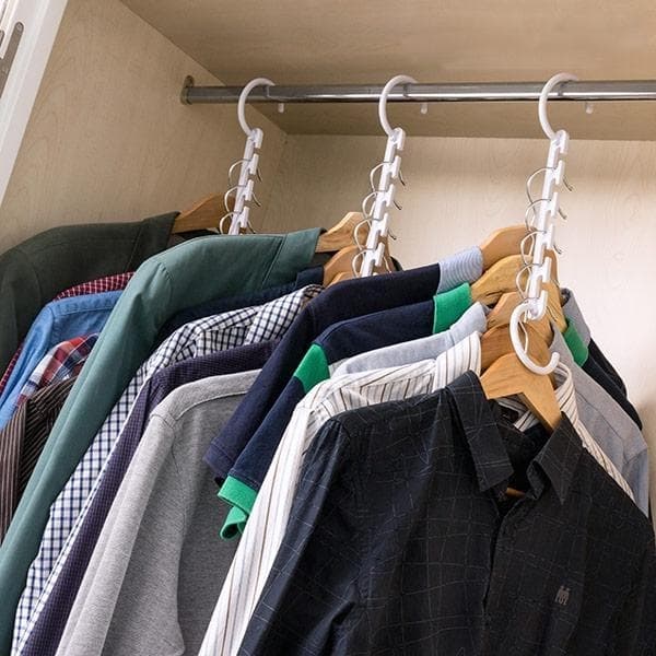 8-Pack - Hängare / Klädhängare - Organizer