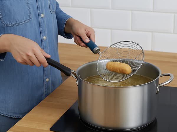 Slev hålslev för fritering