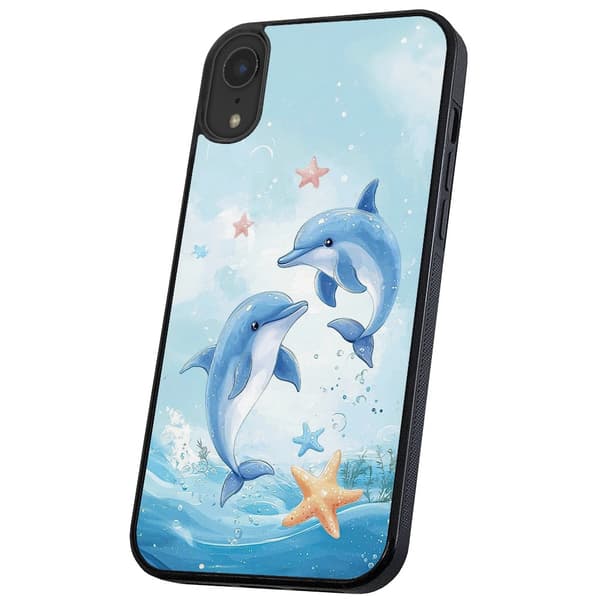 iPhone X/XS - Deksel/Mobildeksel Dolphins