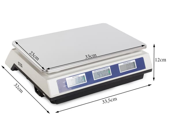 Elektroninen myymälävaaka LCD 40kg