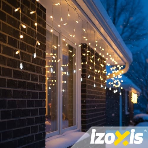 Utomhusbelysning 100 LED - 4 m ljusslinga