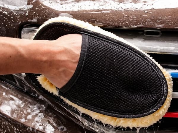 Biltvättshandske mikrofiber