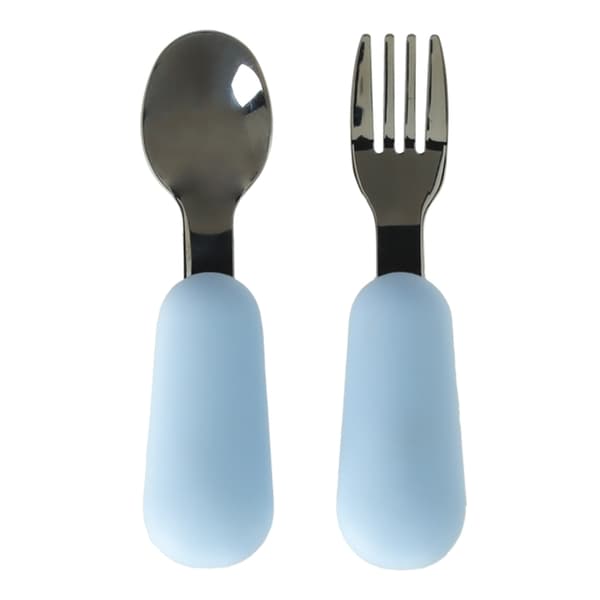 Barnservis Silikon - 4-delar - LightBlue