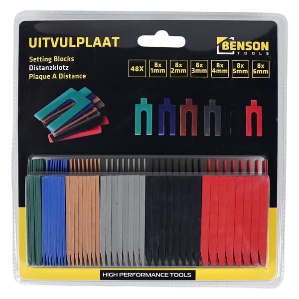 Distansklossar 48-pack mix