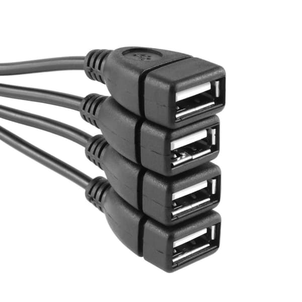 USB 2.0-Hubb 4-Portar