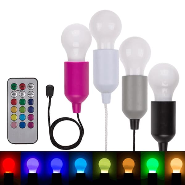 Langaton LED-lamppu narulla - RGB