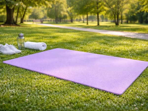 Yogamåtte 190 cm tyk