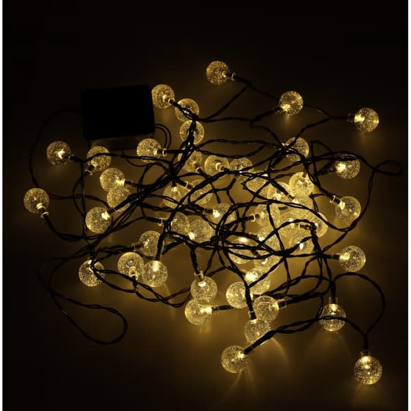 LED-girlander Kuler - Solcelle - 7m - Varmhvit