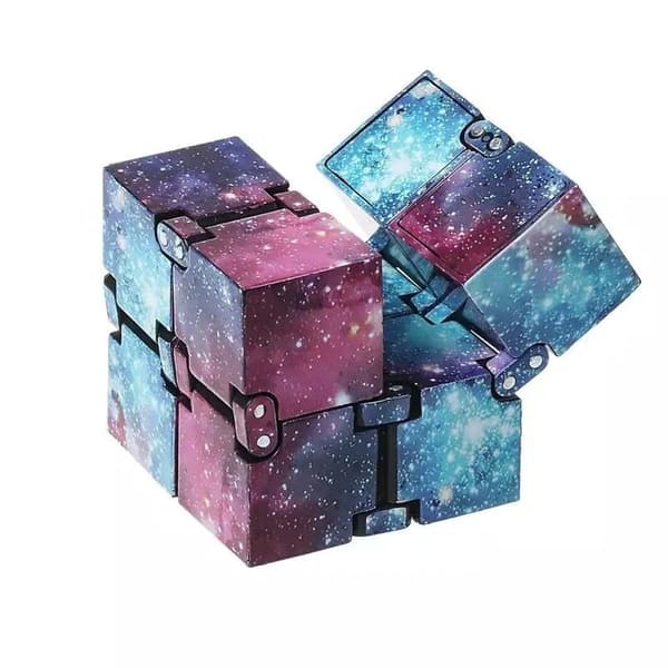 Infinity Cube Fidgetlelu - Sensorinen Pulmakuutio - 2-Pack
