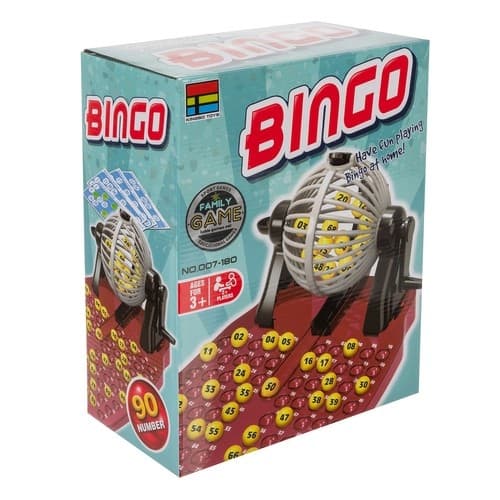 Bingo Sæt med Bingohjul til Selskabsspil