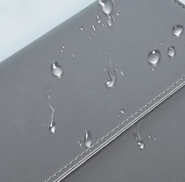 13,3" Laptopveske / Dataveske / Macbook - Lær - Grey