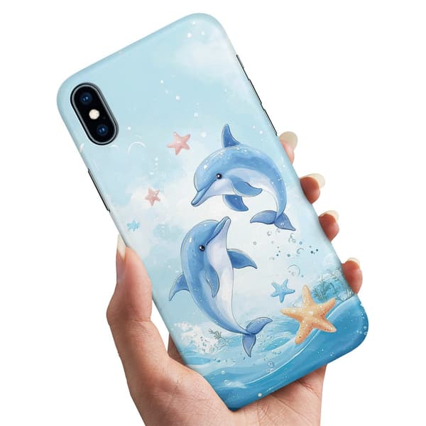 Deksel / Mobildeksel til iPhone XR - Dolphins