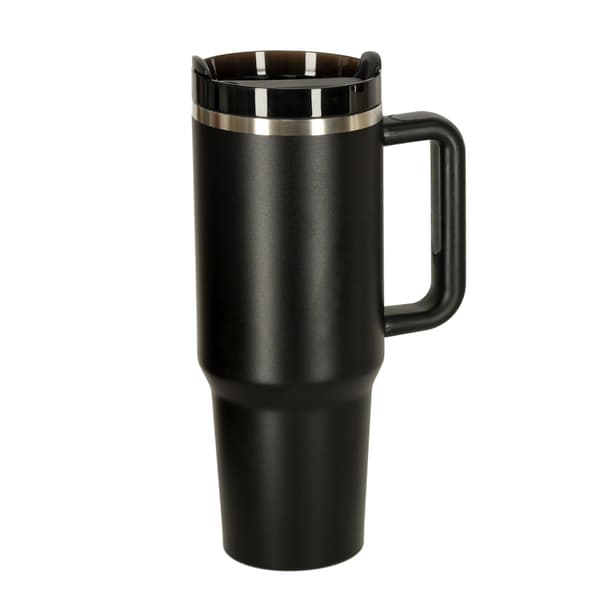 Termosmuki kahvalla - 1200 ml - Musta