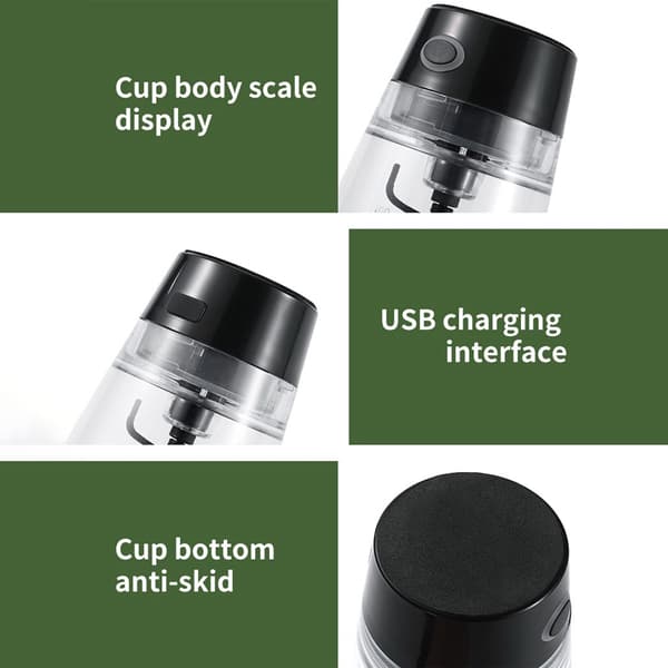 Protein Shaker / Elektrisk Mikser - 500 ml