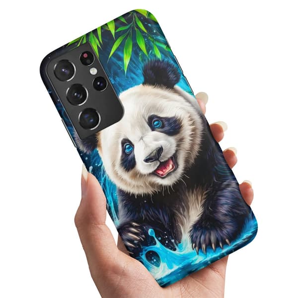 Deksel / Mobildeksel til Samsung Galaxy S21 Ultra - Panda