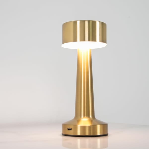Trådløs LED Lampe med Dæmper & Touch - 1200mAh