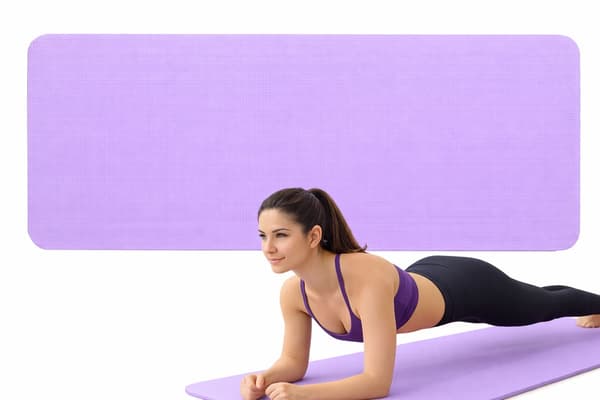 Yogamåtte 170 cm tyk