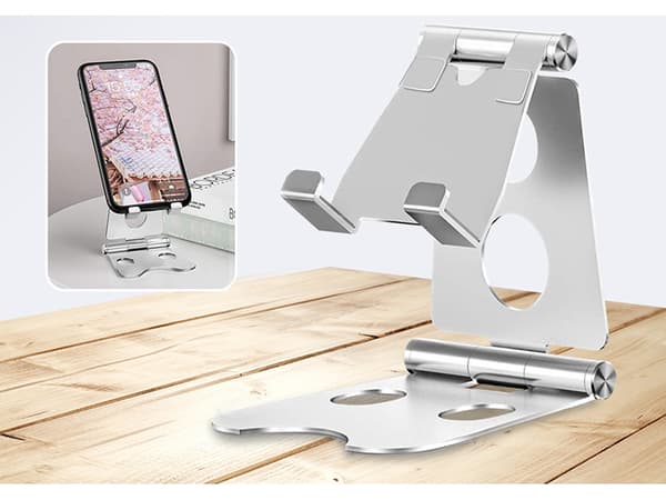 Puhelinteline tablettiteline liukumaton metallijalusta