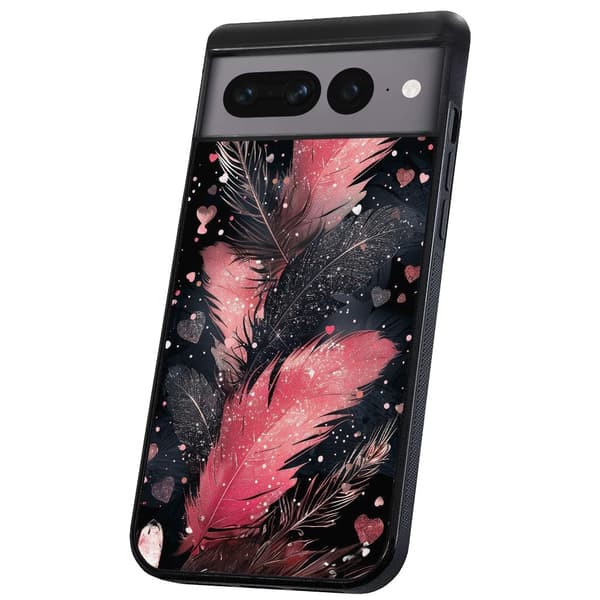 Google Pixel 7 Pro - Cover/Mobilcover Feathers