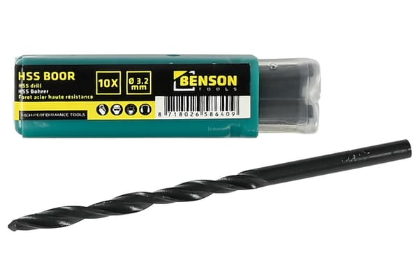 HSS-bor 3,2 mm 10 stk