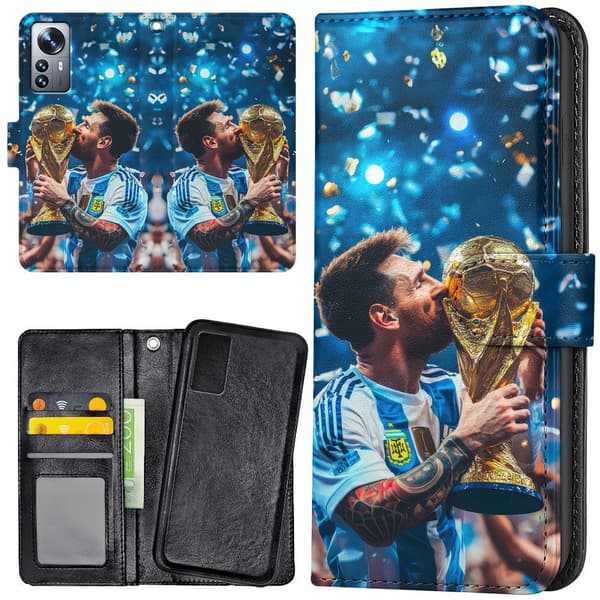 Xiaomi 12 - Lommebok Deksel Messi
