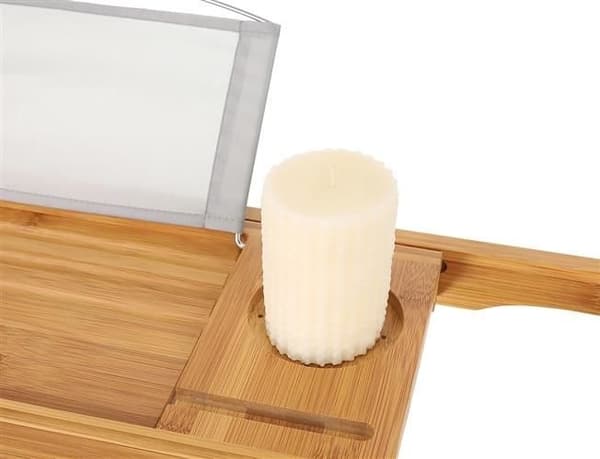 Badekarhylle i Bambu til Badekar - 75-112 cm