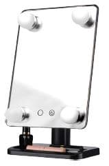 Sminkspegel 4 LED svart