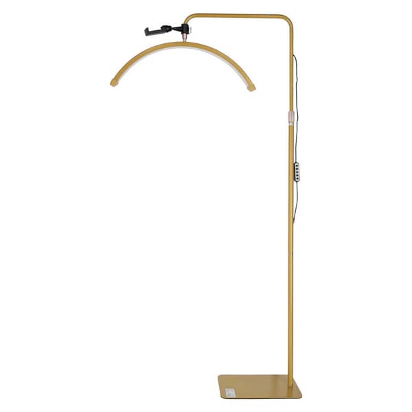 LED-lampa halvmåne med golvstativ