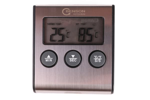 Digitalt køkkentermometer med timer