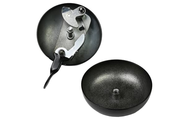 Cykelklokke 80 mm mat sort