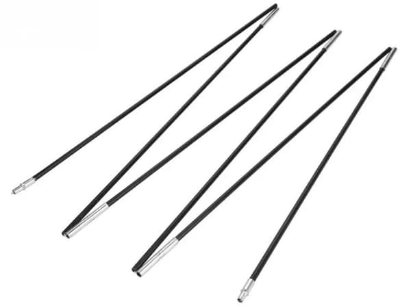Teltstang sammenleggbar 340 cm - 6 segmenter, 2 pakker