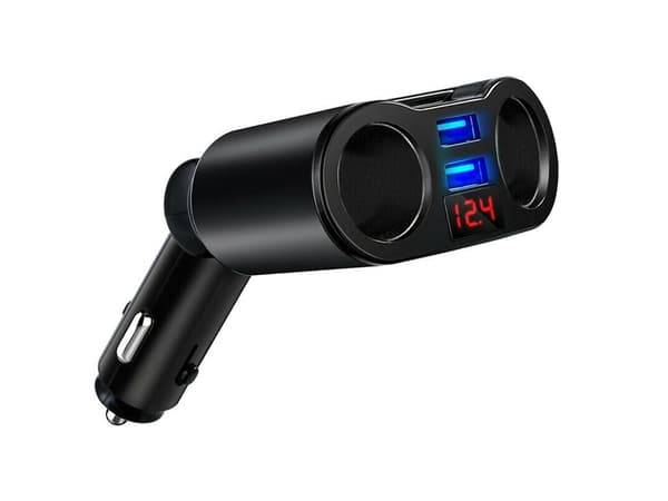 Biladapter / USB adapter till bilen - 12-24V