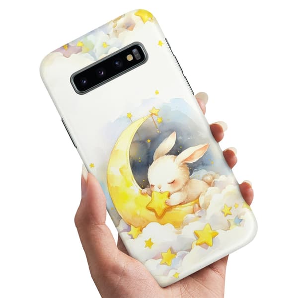 Deksel / Mobildeksel til Samsung Galaxy S10 - Bunny