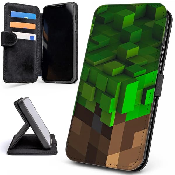 Lompakkokotelo / Kuoret iPhone 15 - Minecraft