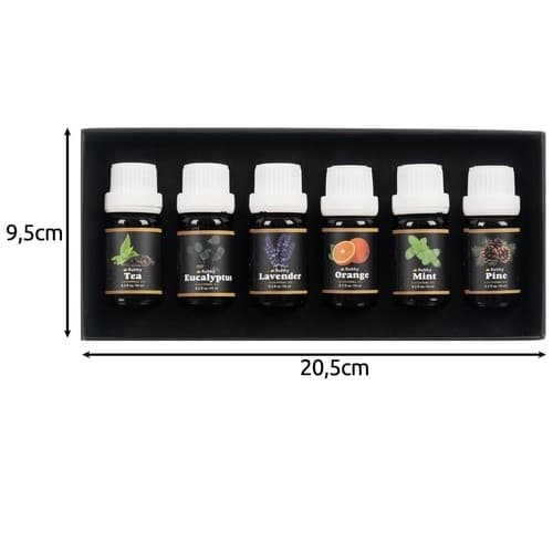 6-Pack - Doftolja / Eterisk Olja - Parfymolja för aromalampor
