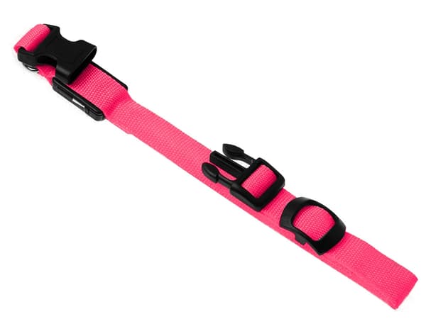 LED-belysning mørkehalsbånd til hunde og katte justerbart 59cm