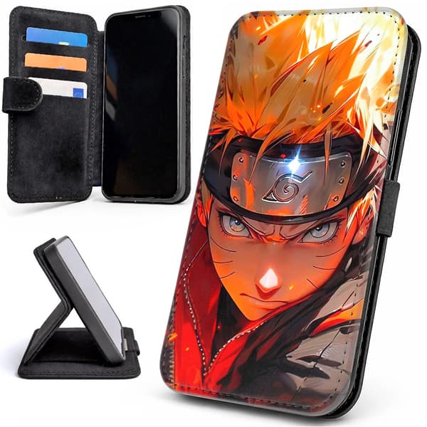 Lommebok Deksel / Mobildeksel til iPhone 17 Pro Max - Naruto
