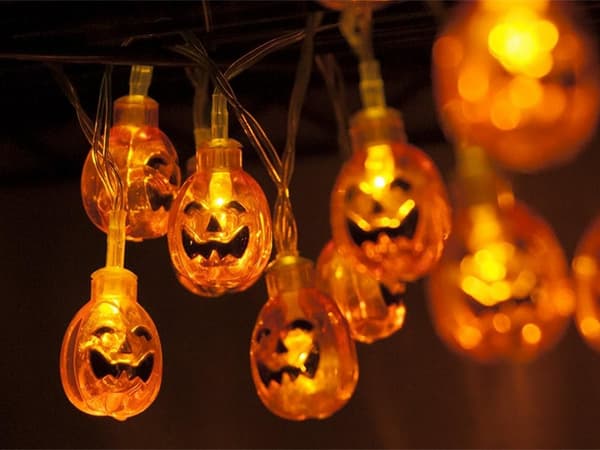 10 led halloween hängdynam 200cm belysning dynam dekoration