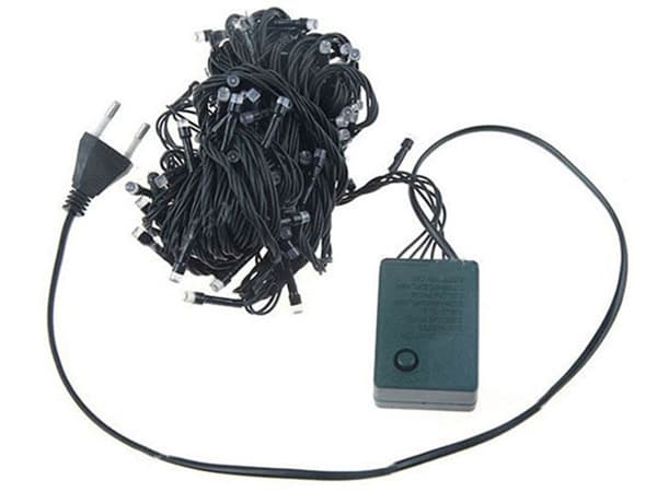 Juletræsbelysning 300 LED - Flerfarvet 8 programmer